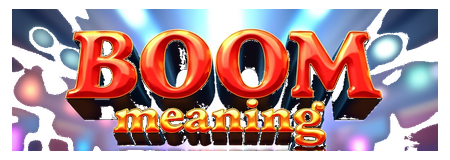 boom meaning logo